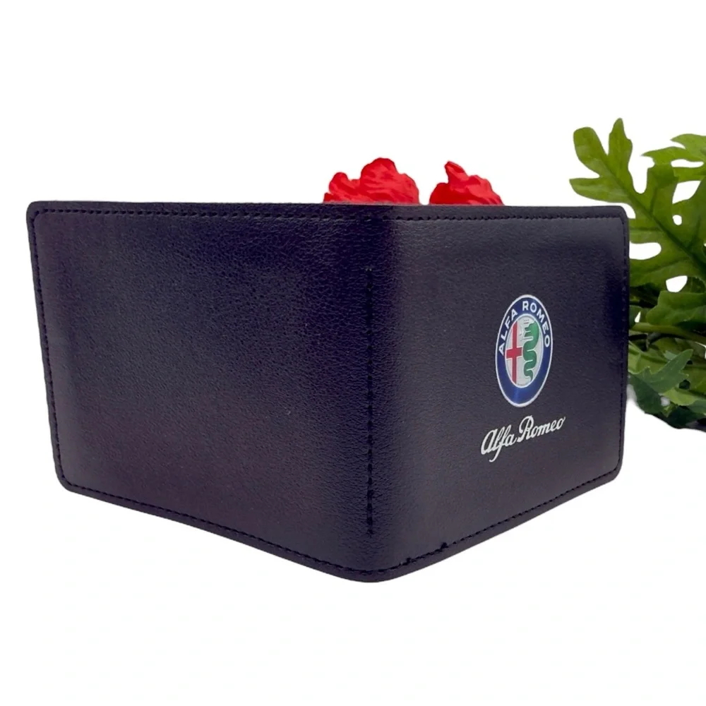 Alfa Romeo PU Leather Wallet Car Driver License and Document Holder